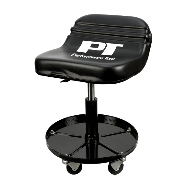 Performance Tool W85020 Tractor Creeper Seat, 300 lb, 15 to 20 in H Adjustable