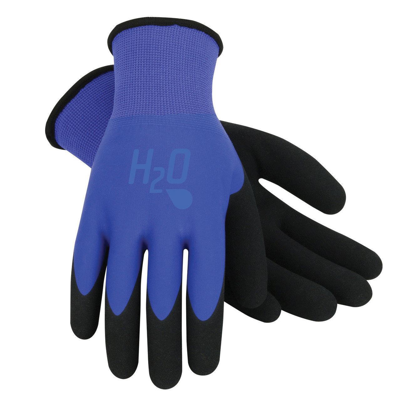 H2O Series SM7186B/S Gardening Gloves, S, Latex Coating, Cobalt Blue