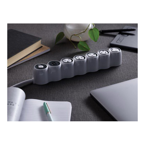 360 Electrical PowerCurve3.4 360529 Surge Protector, 120 V, 15 A, 5 -Outlet, 1080 J Energy, <1 ns Response, White