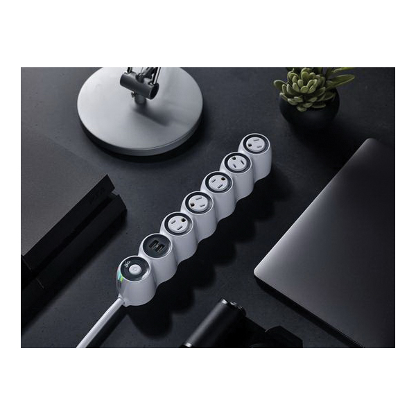 360 Electrical PowerCurve3.4 360529 Surge Protector, 120 V, 15 A, 5 -Outlet, 1080 J Energy, <1 ns Response, White
