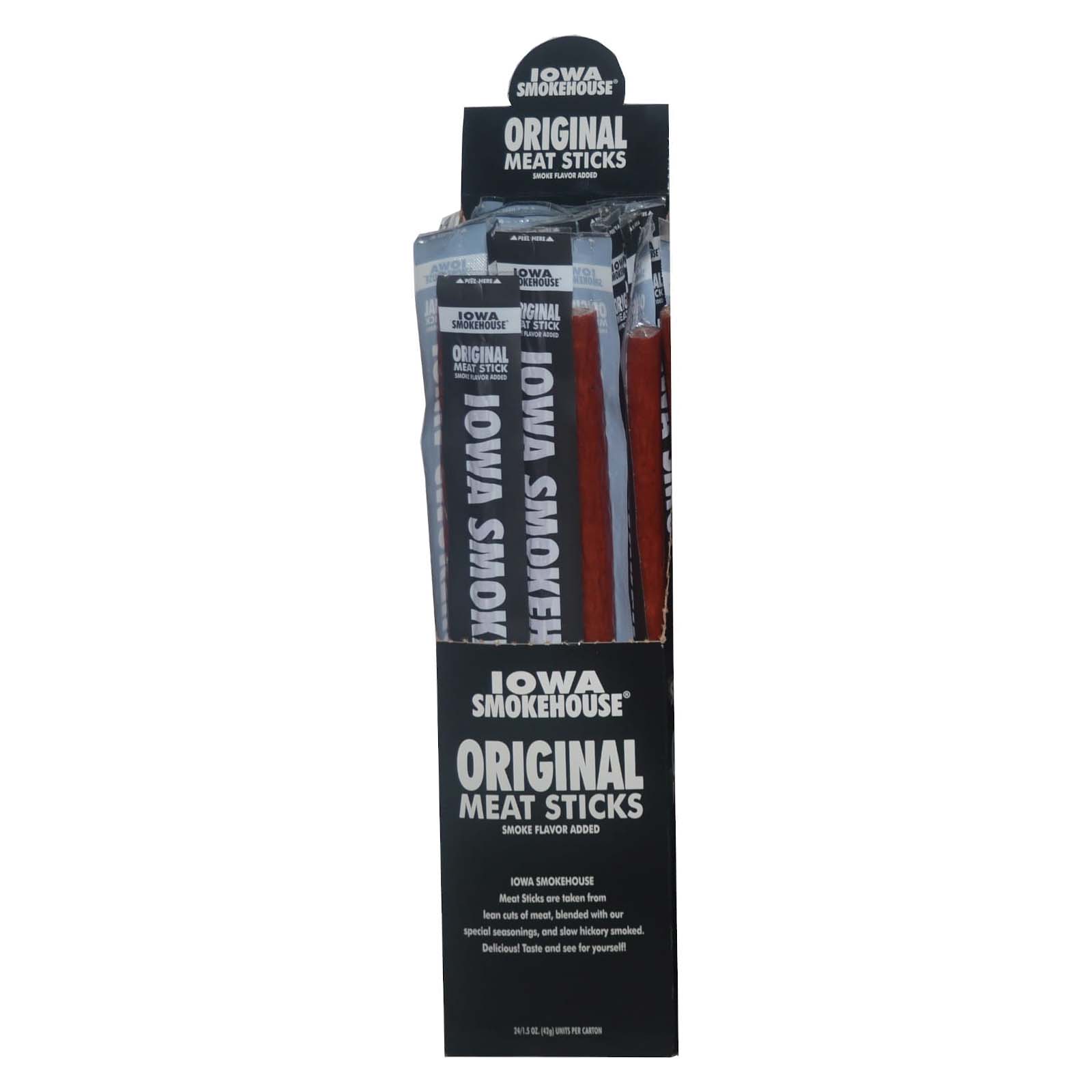 Iowa Smokehouse IS-1.5MSN Meat Stick, Original, 1.5 oz, Pack