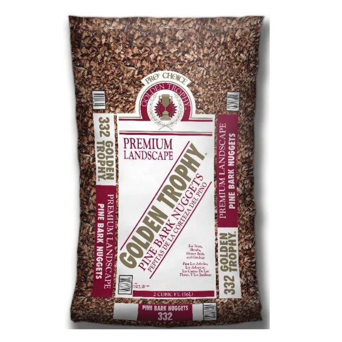 Ohio Mulch 332 Nugget, Brown, 2 cu-ft Bag