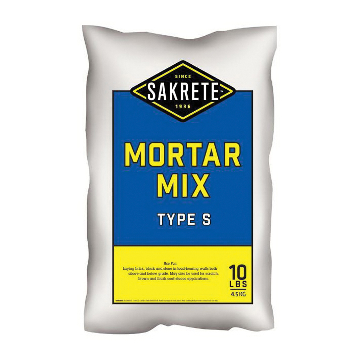 65302881 Mortar Mix, Gray, Powder, 10 lb Bag