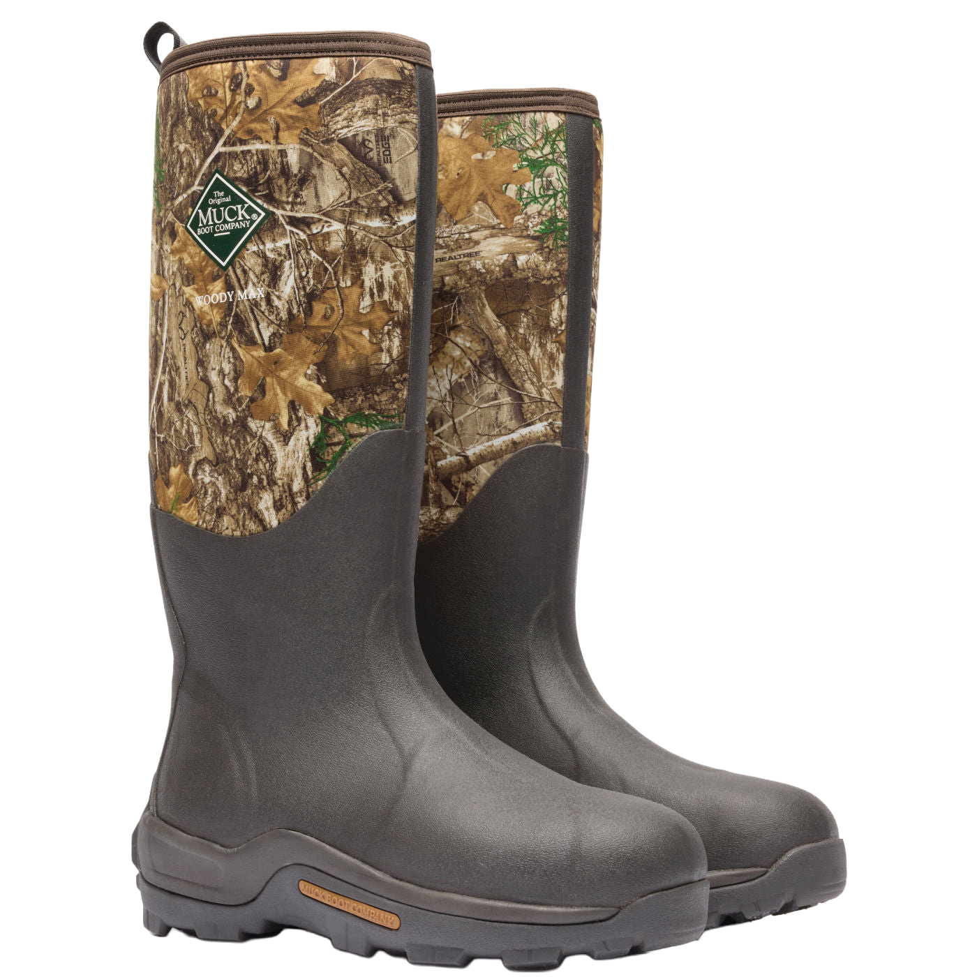Woody Max Series WDM-RTE-RTR-140 Men's Hunting Boots, 14, M W, Brown/RealTree Edge Camo