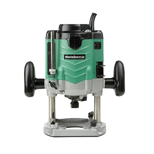 Metabo HPT M12VEM Variable Speed Plunge Router, 15 A, 1/4 to 1/2 in Collet, 8000 to 22,000 rpm Load Speed