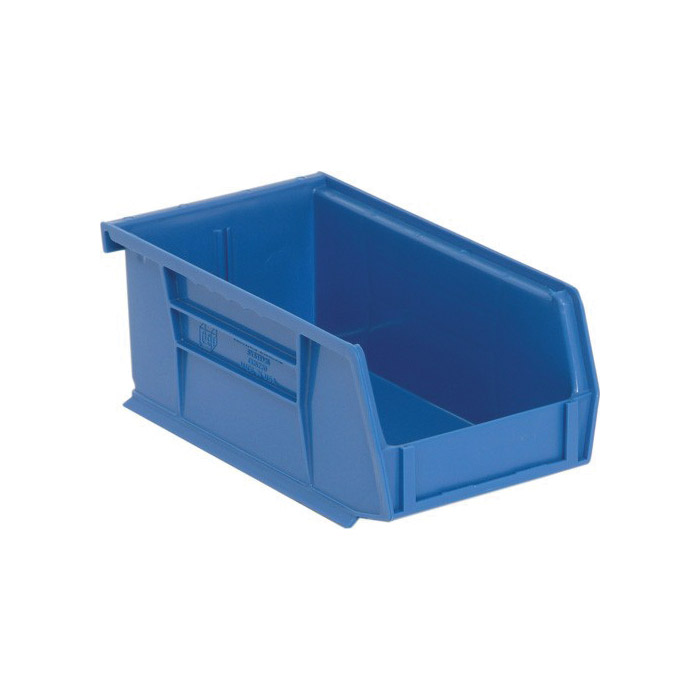 QUS220 Series RQUS220BL-UPC Small Ultra Stack and Hang Storage Bin, 10 lb, 7-3/8 in L, 3 in H