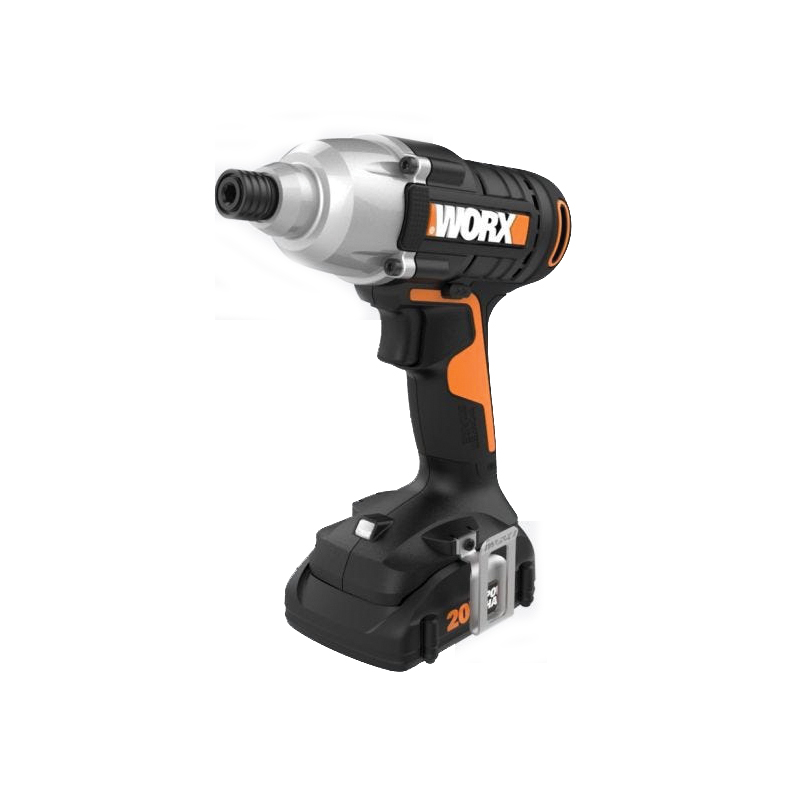 PowerShare WX291L Impact Driver, Battery Included, 20 V, 1.5 Ah, 1/4 in Drive, Hex Drive, 0 to 3300 bpm IPM