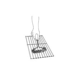Brushtech B278C Toughest BBQ Brush, 7-3/4 in L Brush, 4 in W Brush, Brass Bristle - 3
