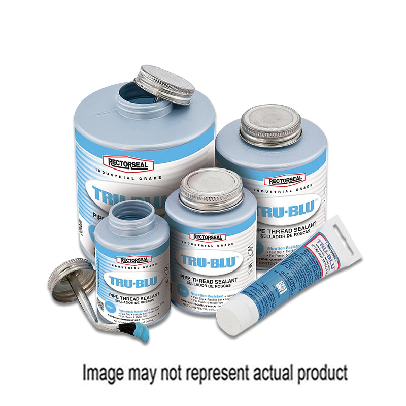 Rectorseal Tru-Blu 31780 Pipe Thread Sealant, 1.75 oz, Can, Paste, Blue