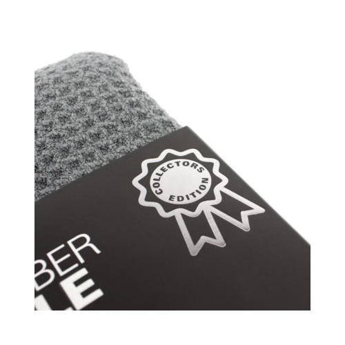 Zwipes 879D Drying Towel, 25 in L x 36 in W, Microfiber, Gray - 2