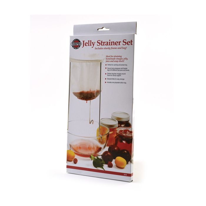 Norpro 614 Jelly Strainer with Reusable Bag, Cotton/Steel, 6-1/2 in Dia - 3