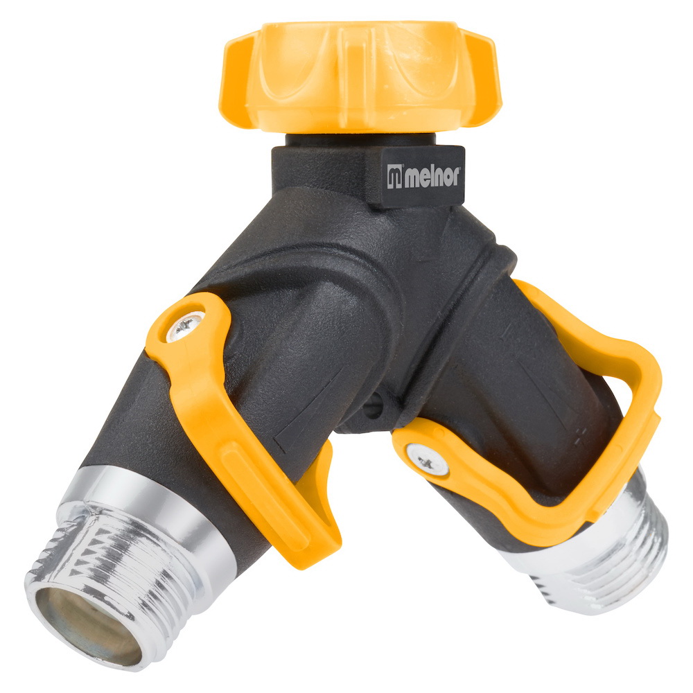 Ez-Flow Hose Control Valve, Melnor, Threaded, 2-Port/Way, Metal Body - 2