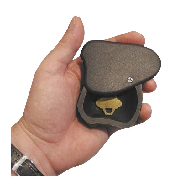 Lucky Line 90601 Rock Key Hider, Plastic, Brown, 4 in W