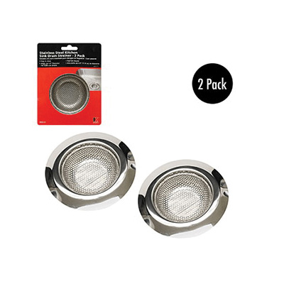 K820-33 Sink Strainer, Stainless Steel, For: 4-1/2 in Dia Large Kitchen Sink Drain