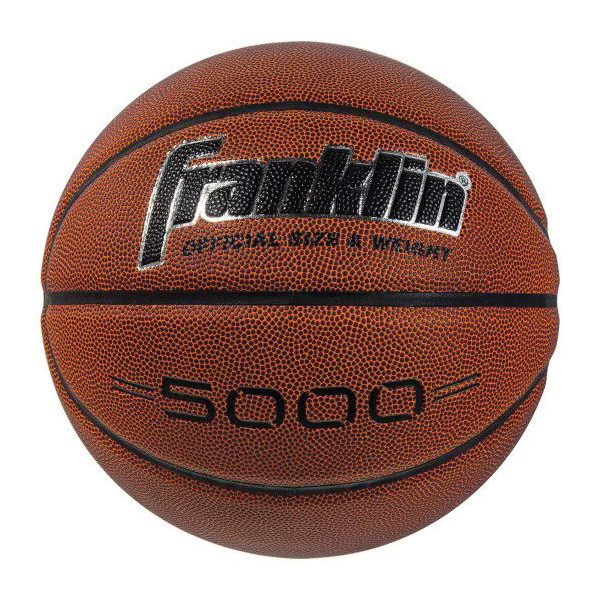 Sports 32050 Basketball, 29-1/2 in Dia, Rubber, Black/Tan