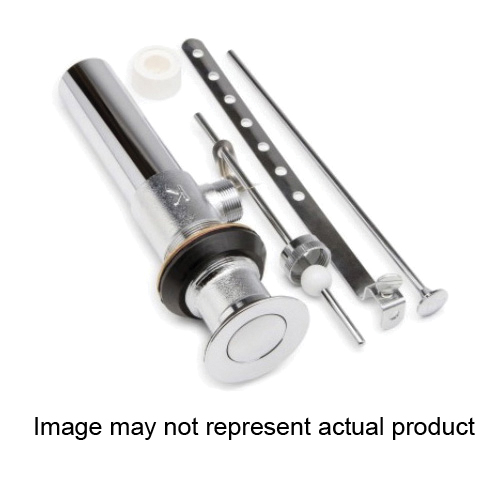 K820-78 Pop-Up Sink Drain, 1-1/4 in Connection, Brass, Chrome-Plated
