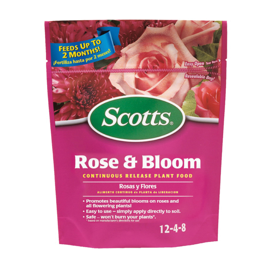 Scotts 1009501 Continuous Release Plant Food, 3 lb Bag, Granular, 12-4-8 N-P-K Ratio