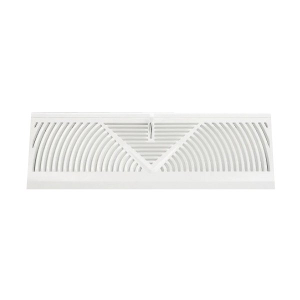 RG1626-A Baseboard Register, 15 in L, 2-3/4 in W, Steel, White