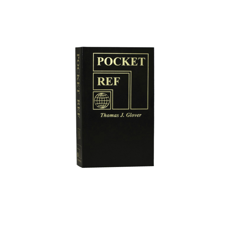 Sequoia Publishing 9781885071620 Sequoia Publishing 9781885071620 Book, Pocket Ref, Author: Thomas J. Glover, English, Paperback Binding, 864-Page - 1