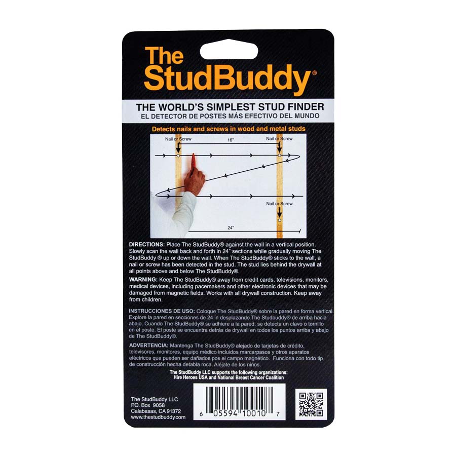 The StudBuddy 000107 Stud Finder, Detectable Material: Metal, Wood - 2