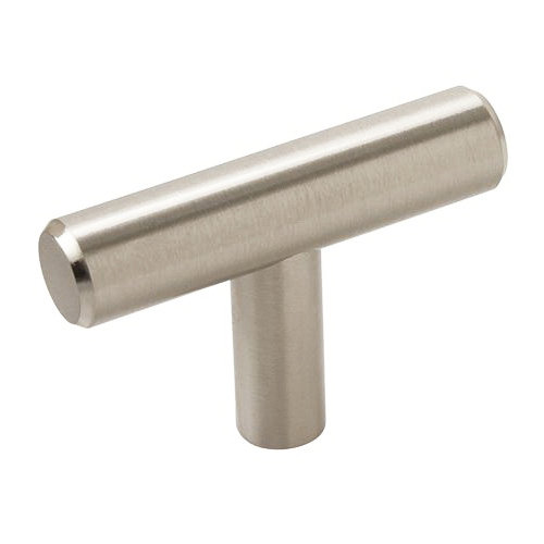 BP19009CSG9 Cabinet Knob, 1-3/8 in Projection, Carbon Steel, Sterling Nickel