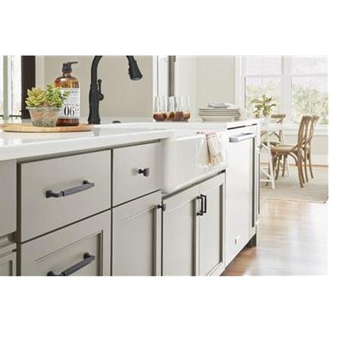 Stature Series BP11287FB Cabinet Knob, 1-1/4 in Projection, Zinc, Matte Black