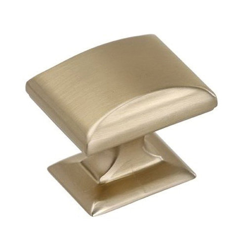Candler Series BP29340BBZ Cabinet Knob, 1-1/8 in Projection, Zinc, Golden Champagne