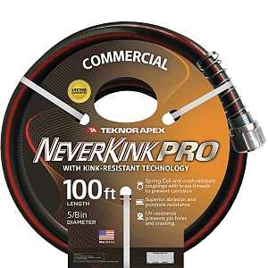 Apex 8844-100 Commercial Water Hose, 5/8 in, 100 ft L, Aluminum Coupling