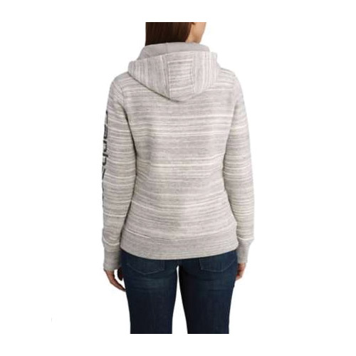 Carhartt Clarksburg Series 102791 Pullover Sweatshirt, L, Asphalt Heather Nep, Cotton/Polyester - 2