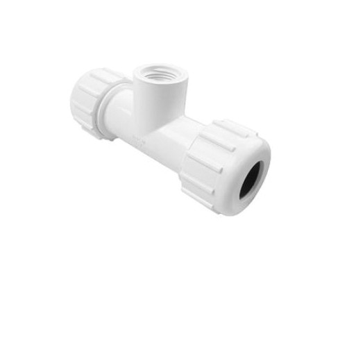 13-1424 Pipe Moody Tee, 3/4 in, Female, PVC