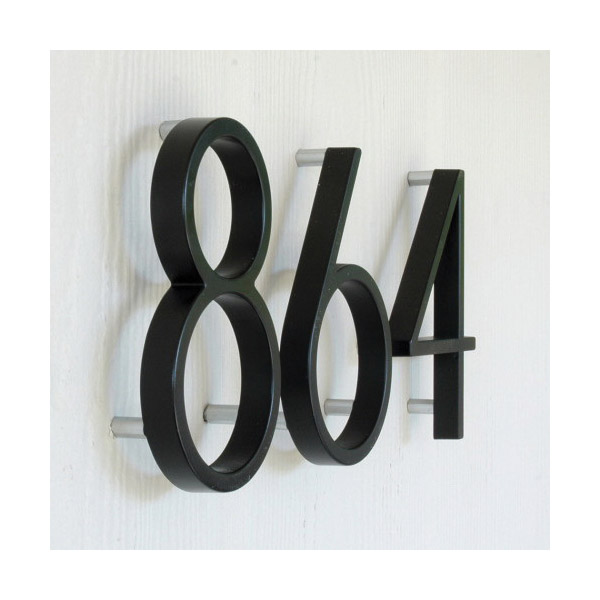 Distinctions 844711 House Number, Matte Black Character, Character: 1, 5 in H Character, Zinc, 1 PK