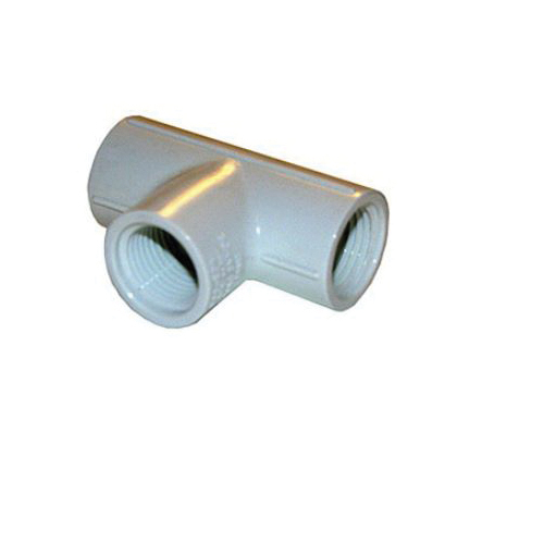 Lasco 20-0185 Pipe Tee, 1 in, FPT, PVC, SCH 40 Schedule