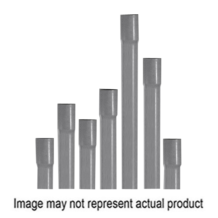 Allied Tube & Conduit 421073 Conduit, 1.9 in OD, 1-1/2 in, 10 ft L, SCH 40, PVC