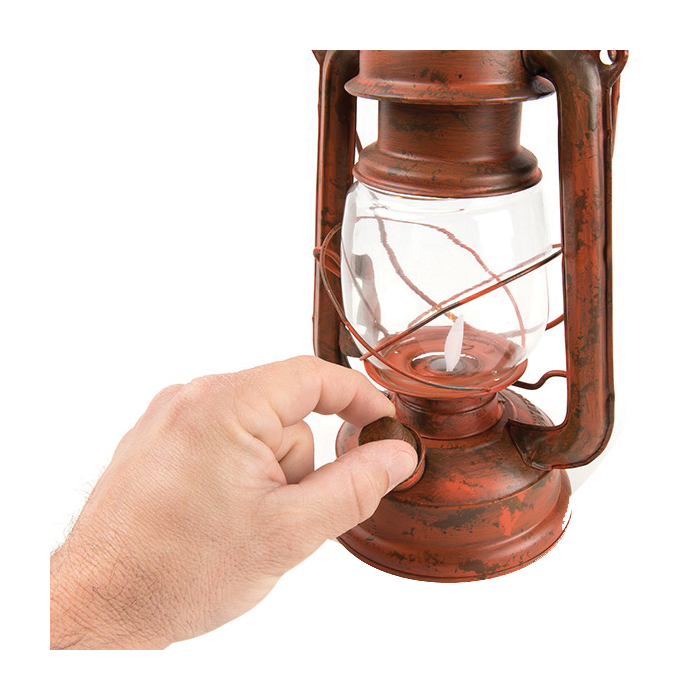 Nebo 6642 Dimmable Lantern with Realistic Flickering Flame, AA, 15-Lamp, LED Lamp, 100