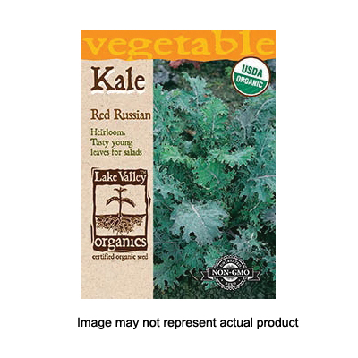 Lake Valley Seed 859 Vegetable Seed, Red Russian Kale, Brassica Napus - 1