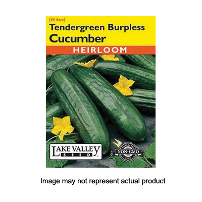 Lake Valley Seed 4419 Vegetable Seed, Tendergreen Burpless Cucumber, Cucumis Sativus - 1