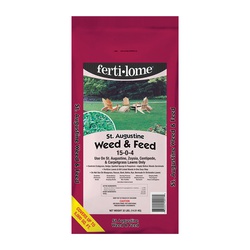 Ferti•lome 10917 Weed and Feed Fertilizer, 32 lb, Granular, 15-0-4 N-P-K Ratio