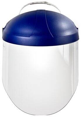 3M 82783-00000 Face Shield, 14-1/2 in W Visor, 9 in H Visor, Polycarbonate Visor, Clear Visor - 3