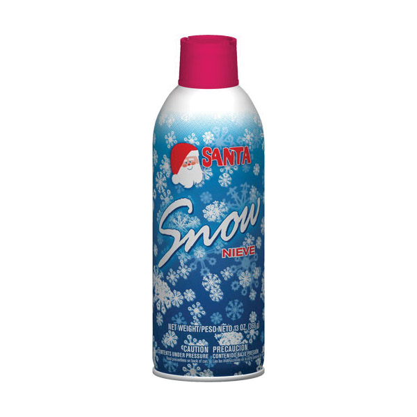 Chase 4990506 Chase Santa 4990506 Spray Snow, Liquid, White, Mild, Calcium Carbonate, 13 oz Can - 1