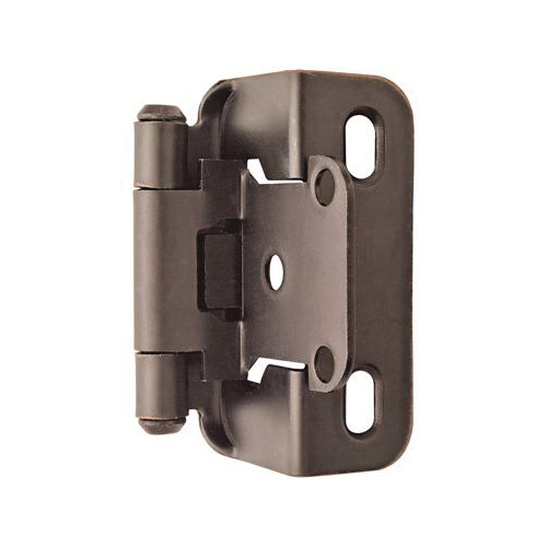BPR7550ORB Hinge, 1/2 in Overlay, Self Close, Oil-Rubbed Bronze