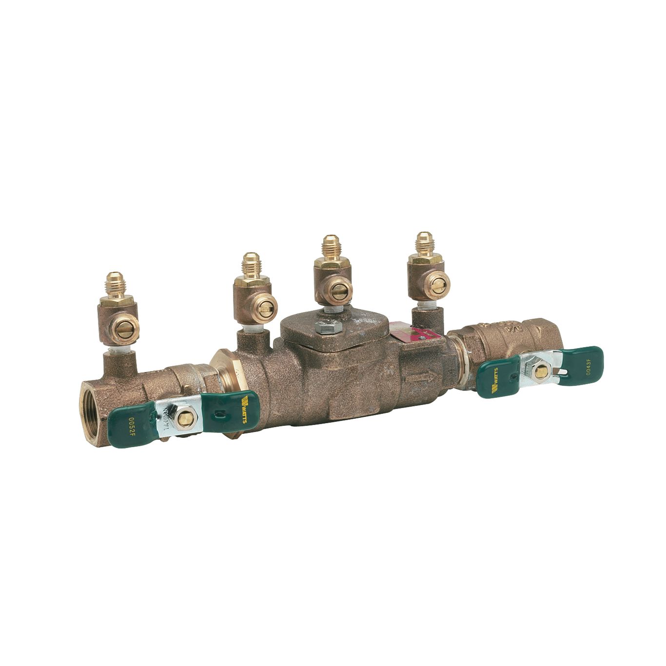 Watts LF007M3-QT Double Check Valve, 3/4 in Connection, FNPT, 175 psi Max Pressure, Bronze