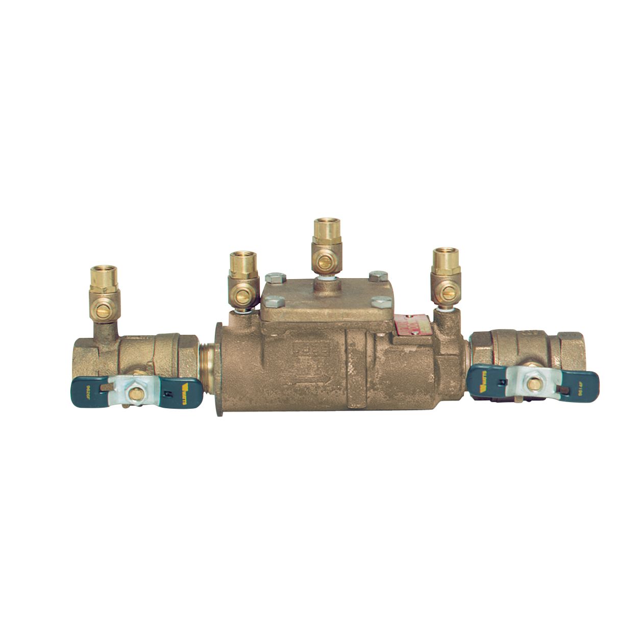 Watts LF007M3-QT Double Check Valve, 3/4 in Connection, FNPT, 175 psi Max Pressure, Bronze