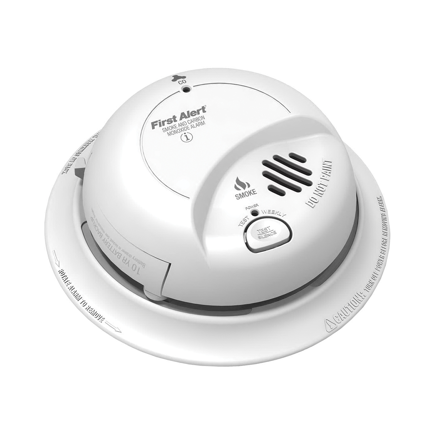 SC9120LBL Smoke and Carbon Monoxide Alarm, 85 dB, Electrochemical Sensor