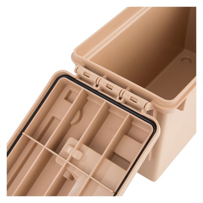 Sheffield 12627 Field Box, 11-1/2 in L, 5.06 in W, 7-1/4 in H, Tan - 5