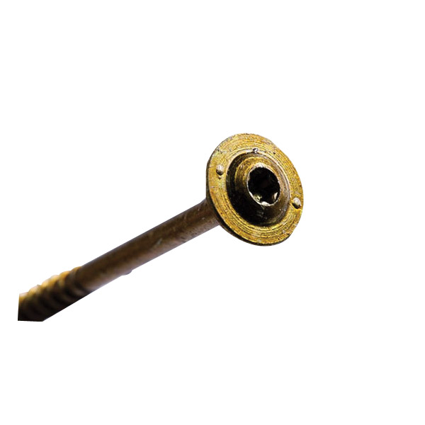 GRK Fasteners 114069 Cabinet Screw, #8 Thread, 1-1/4 in L, W-Cut Thread, Low-Profile, Washer Head, Star Drive, Steel