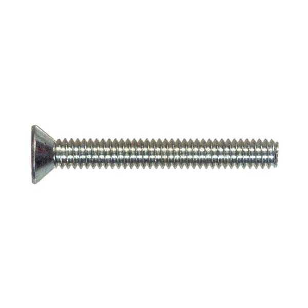 Machine Screw, Hillman, Zinc-Plated, Phillips-Drive, Flat-Head, #10-24 1 in - 2