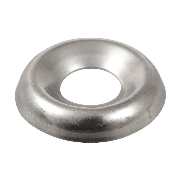 Countersunk, Hillman, Finishing Washer, #18-8, Stainless Steel, #14 - 3
