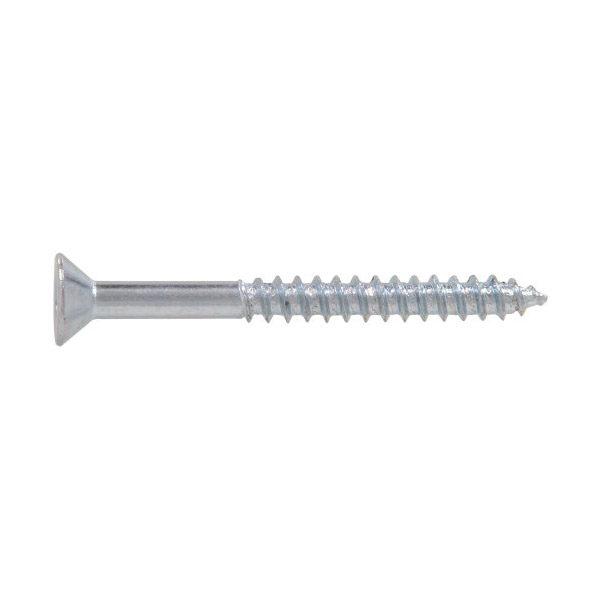 Wood Screw, Hillman, Zinc-Plated, Square-Drive, Flat-Head, #6 x 3/4 in, 15 PC - 2