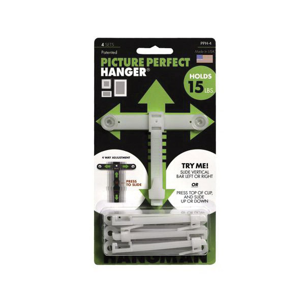 Hangman PPH-4 Picture Hanger, 15 lb