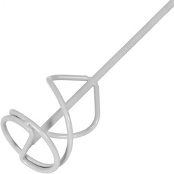 QEP 61210 Universal Mixing, 16 in OAL, 3/8 in Dia Shaft, Paddle, Spiral Head, Steel